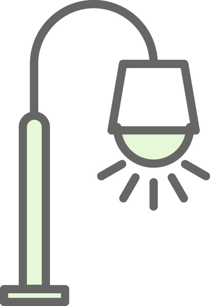 straat lamp vector icoon ontwerp