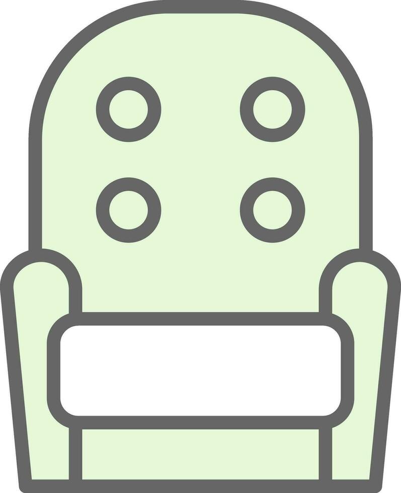 een stoel vector icoon ontwerp