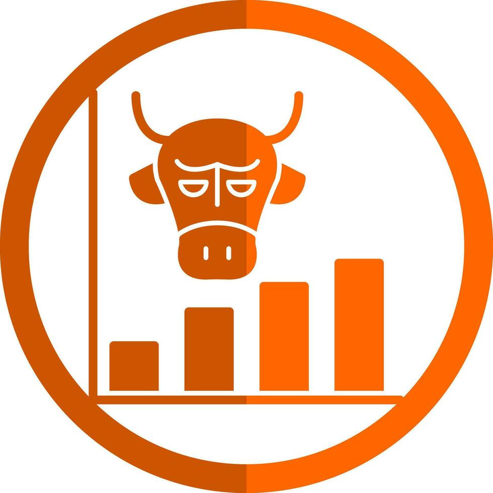 stier markt vector icoon ontwerp