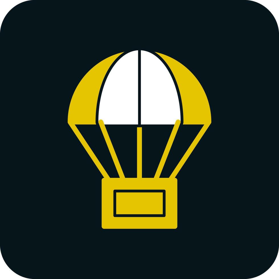 parachute vector icoon ontwerp