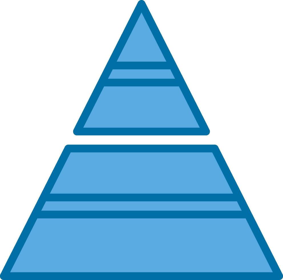 piramide vector icoon ontwerp