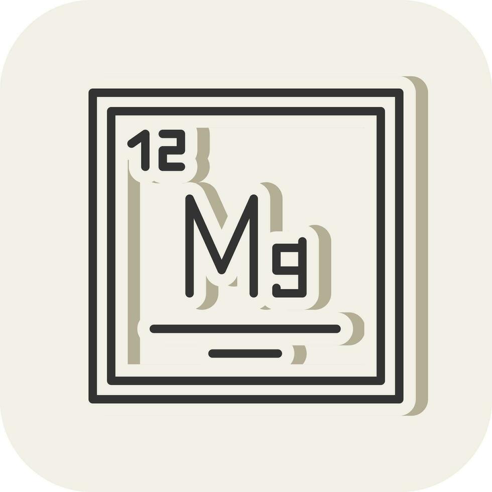 magnesium vector icoon ontwerp