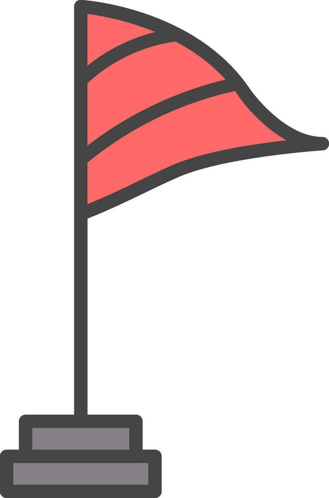 wind vlag vector icoon ontwerp