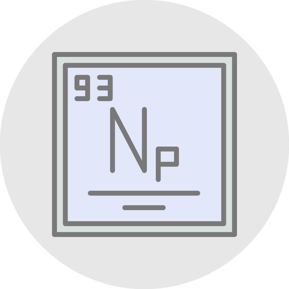 neptunium vector icoon ontwerp