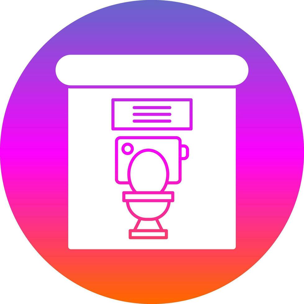 toilet vector icoon ontwerp