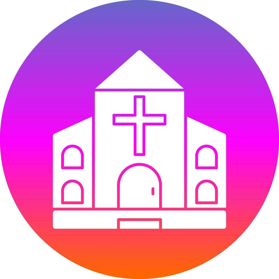 kerk vector icoon ontwerp