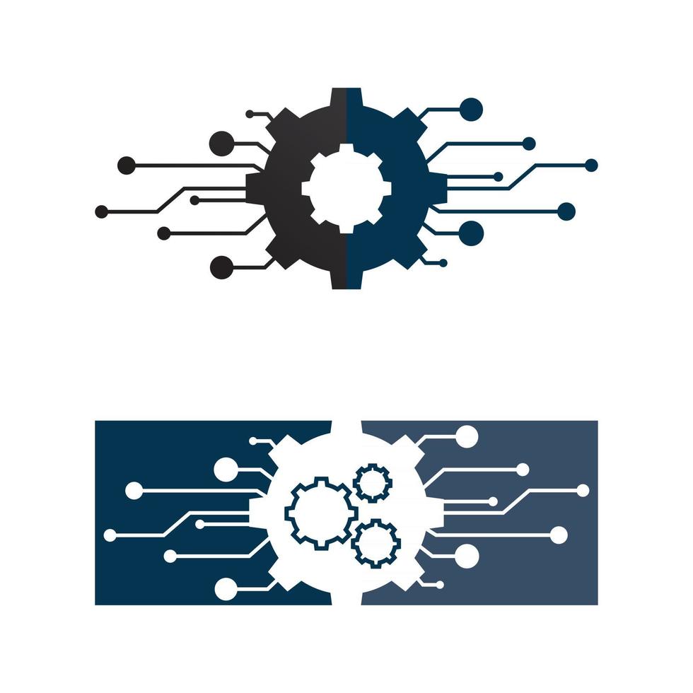 versnelling logo sjabloon vector pictogram