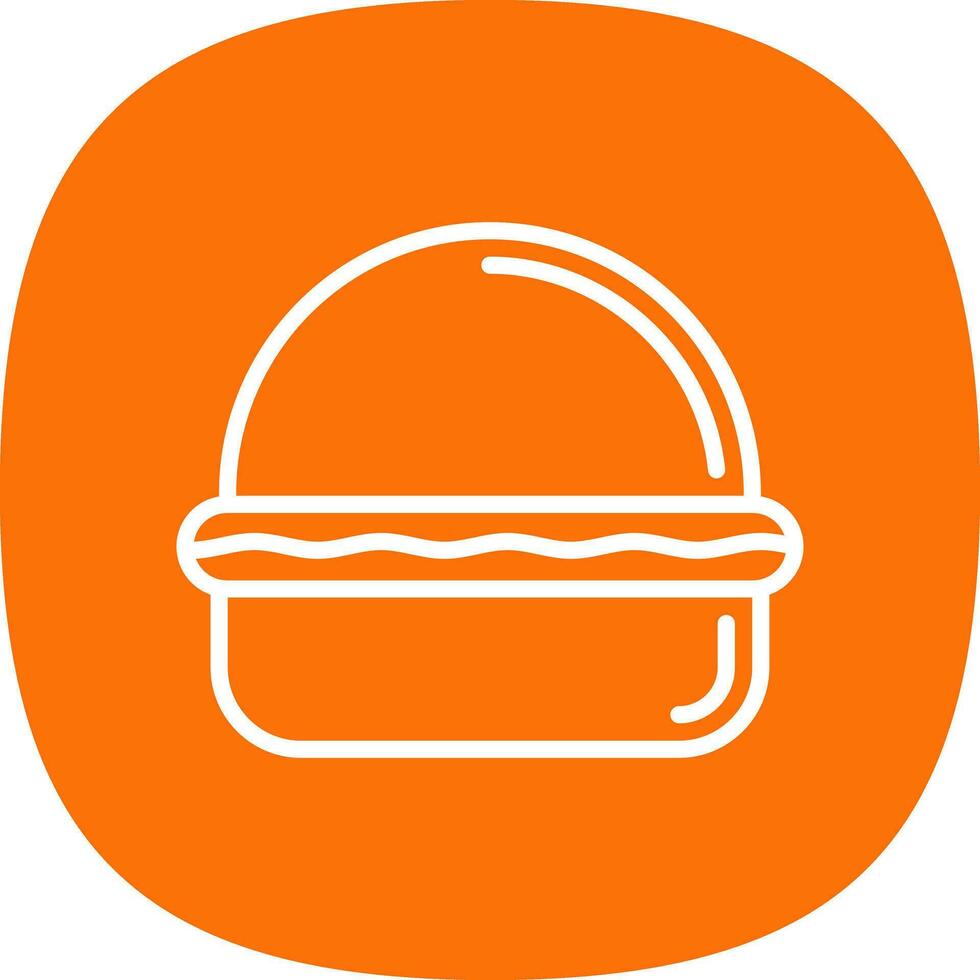 Hamburger vector icoon ontwerp