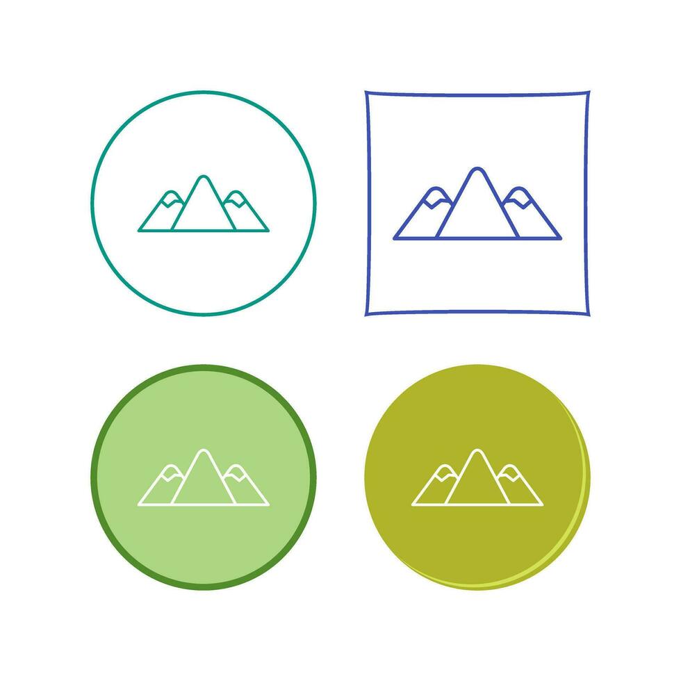 berg vector pictogram