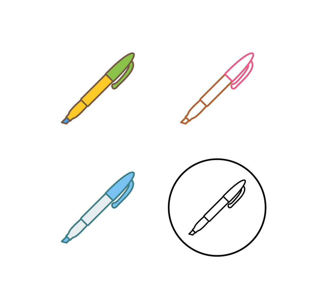 markeerstift vector icoon