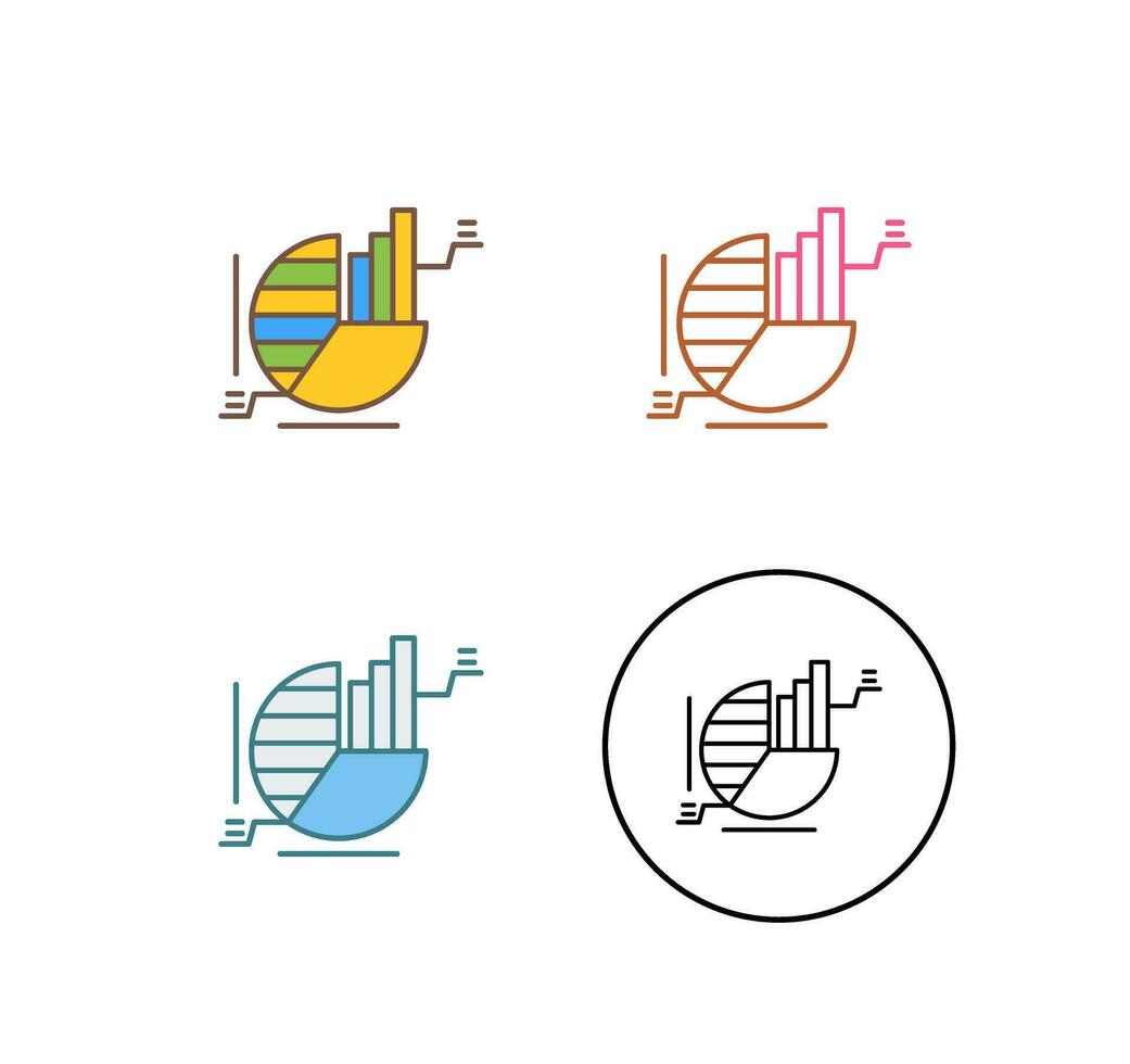 cirkeldiagram vector pictogram