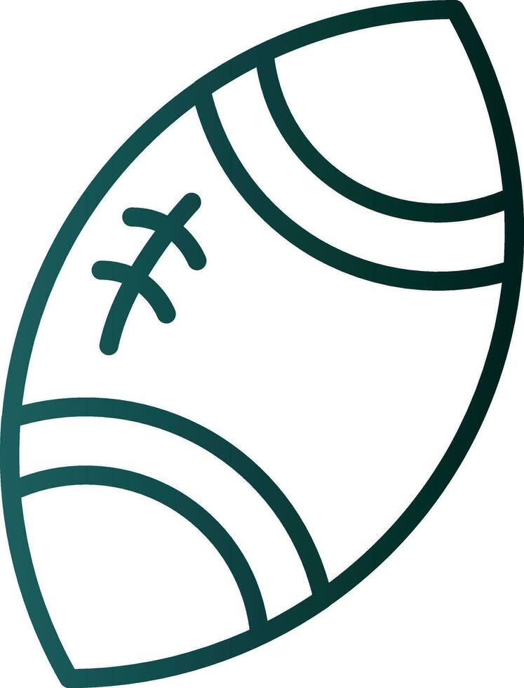 rugby bal vector icoon ontwerp