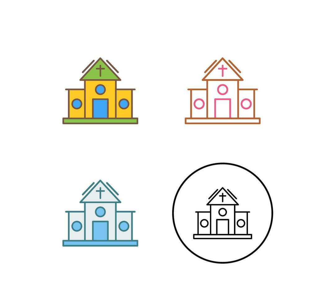 kerk vector pictogram