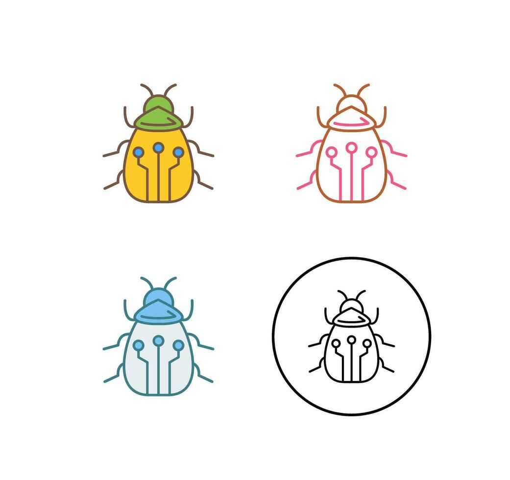 bug vector pictogram
