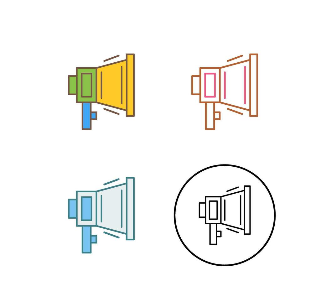 megafoon vector pictogram