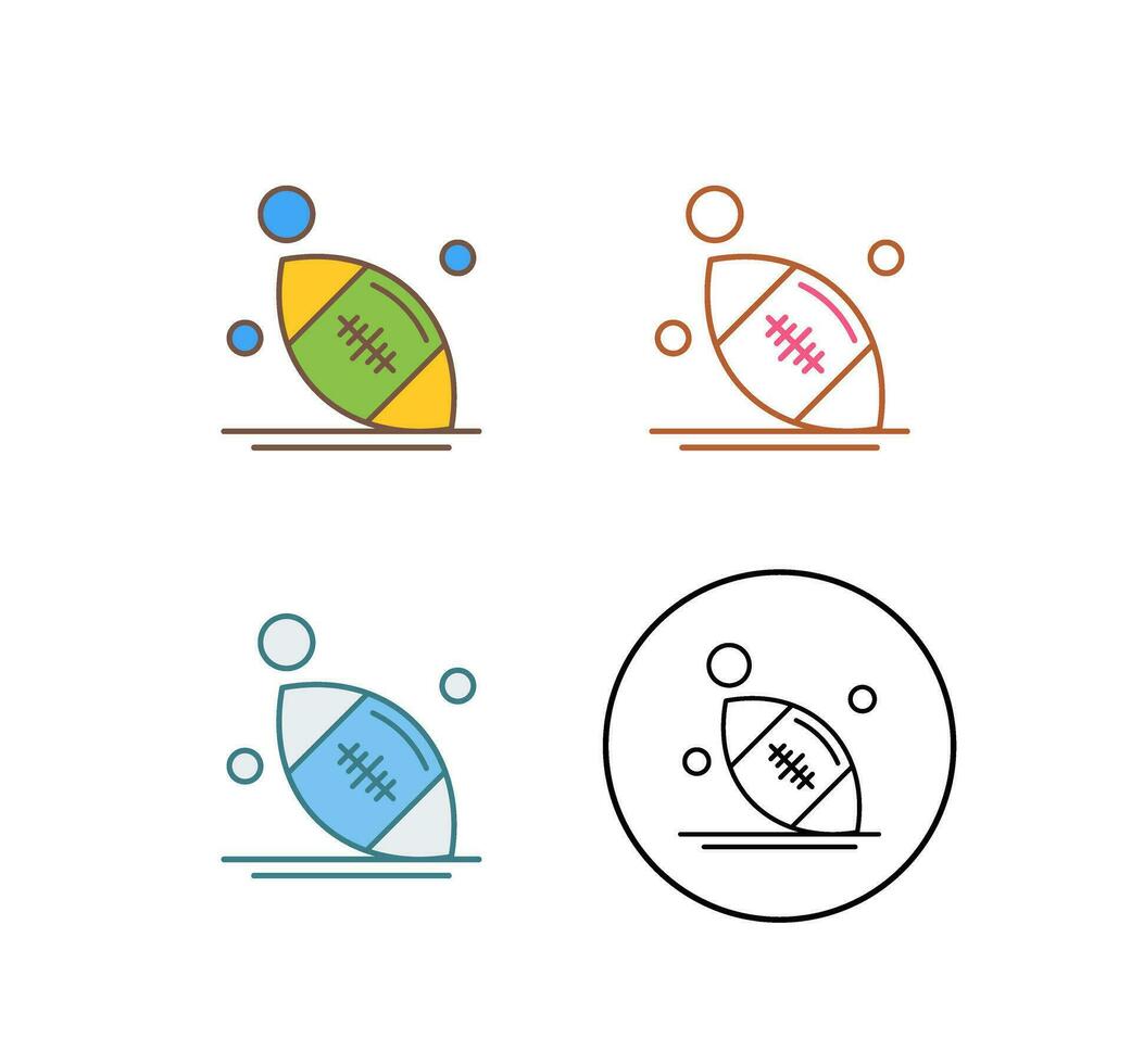 rugby vector pictogram