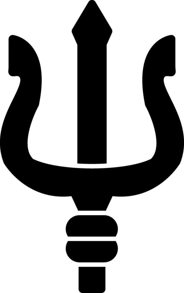 drietand vector icoon ontwerp