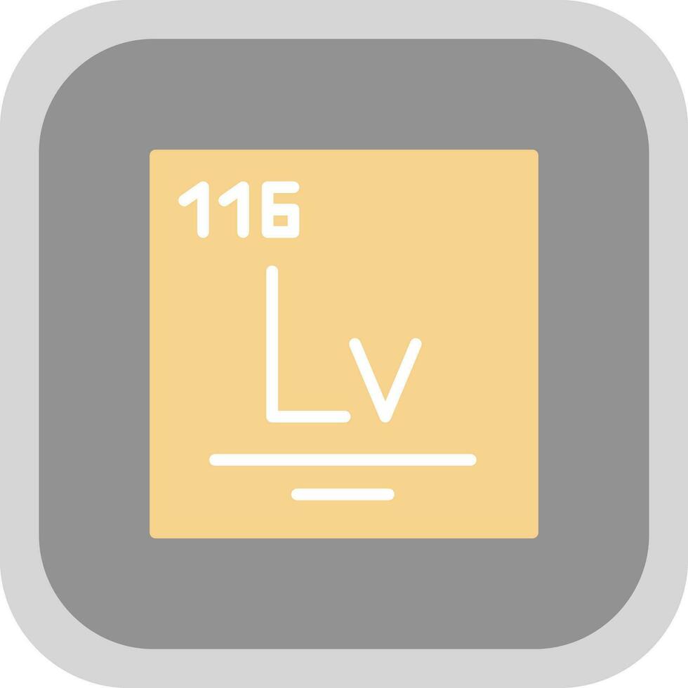 livermorium vector icoon ontwerp