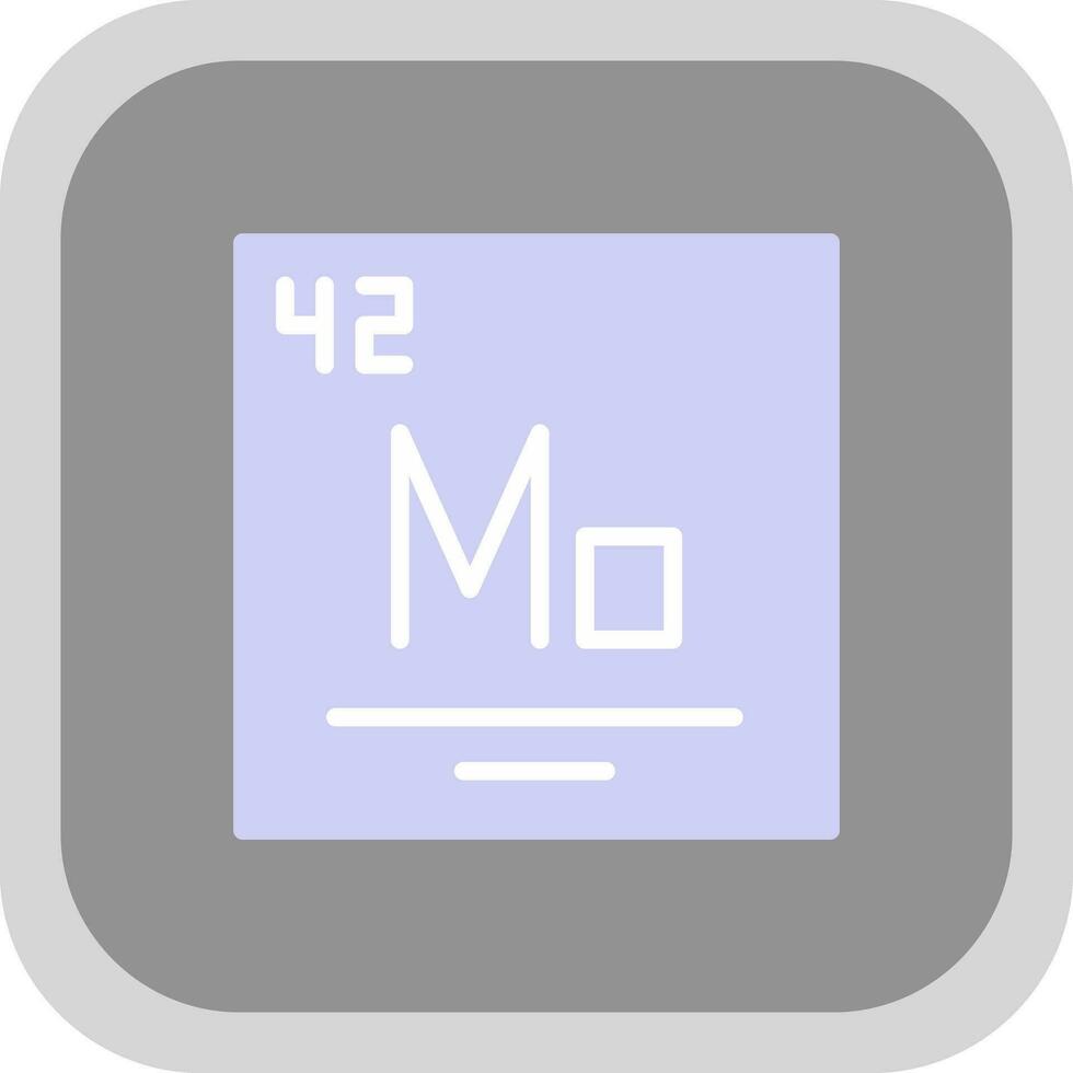 molybdeen vector icoon ontwerp