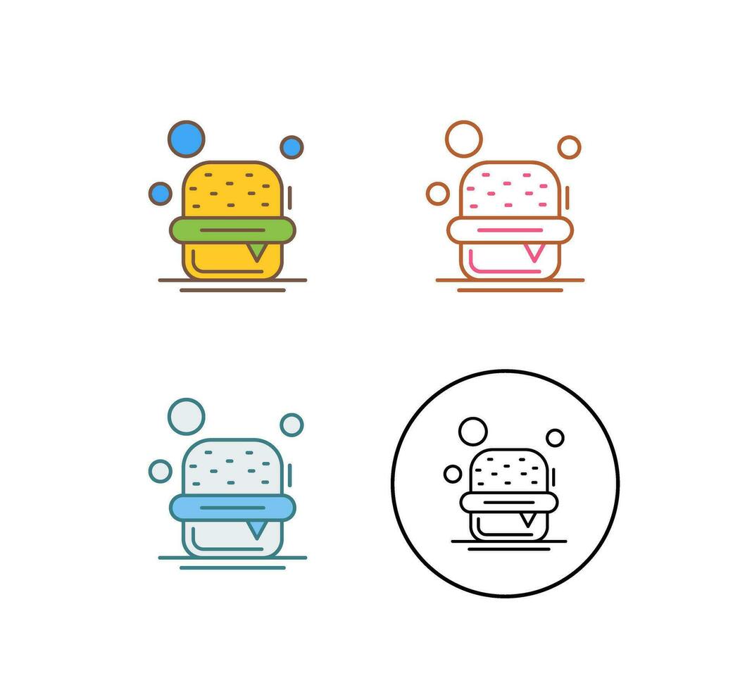 hamburger vector pictogram