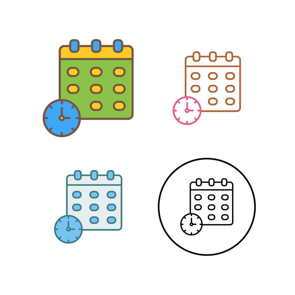 deadline vector pictogram