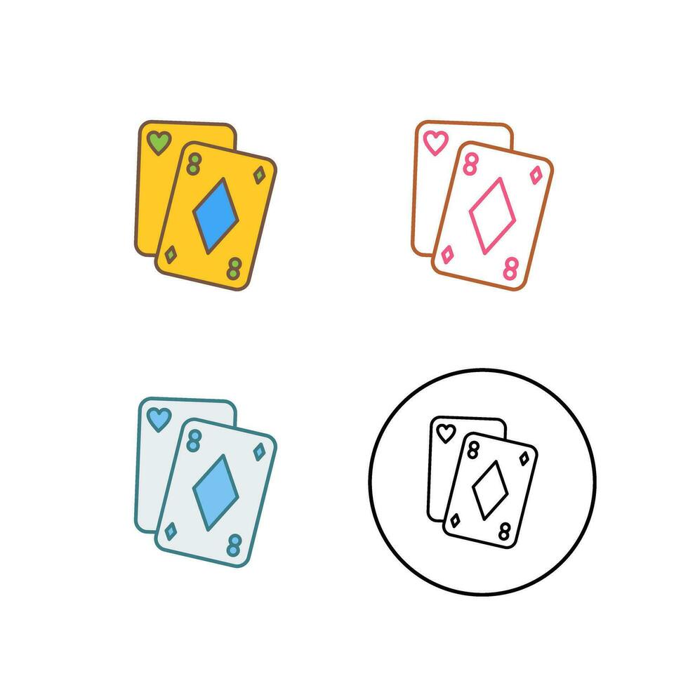 poker vector icoon