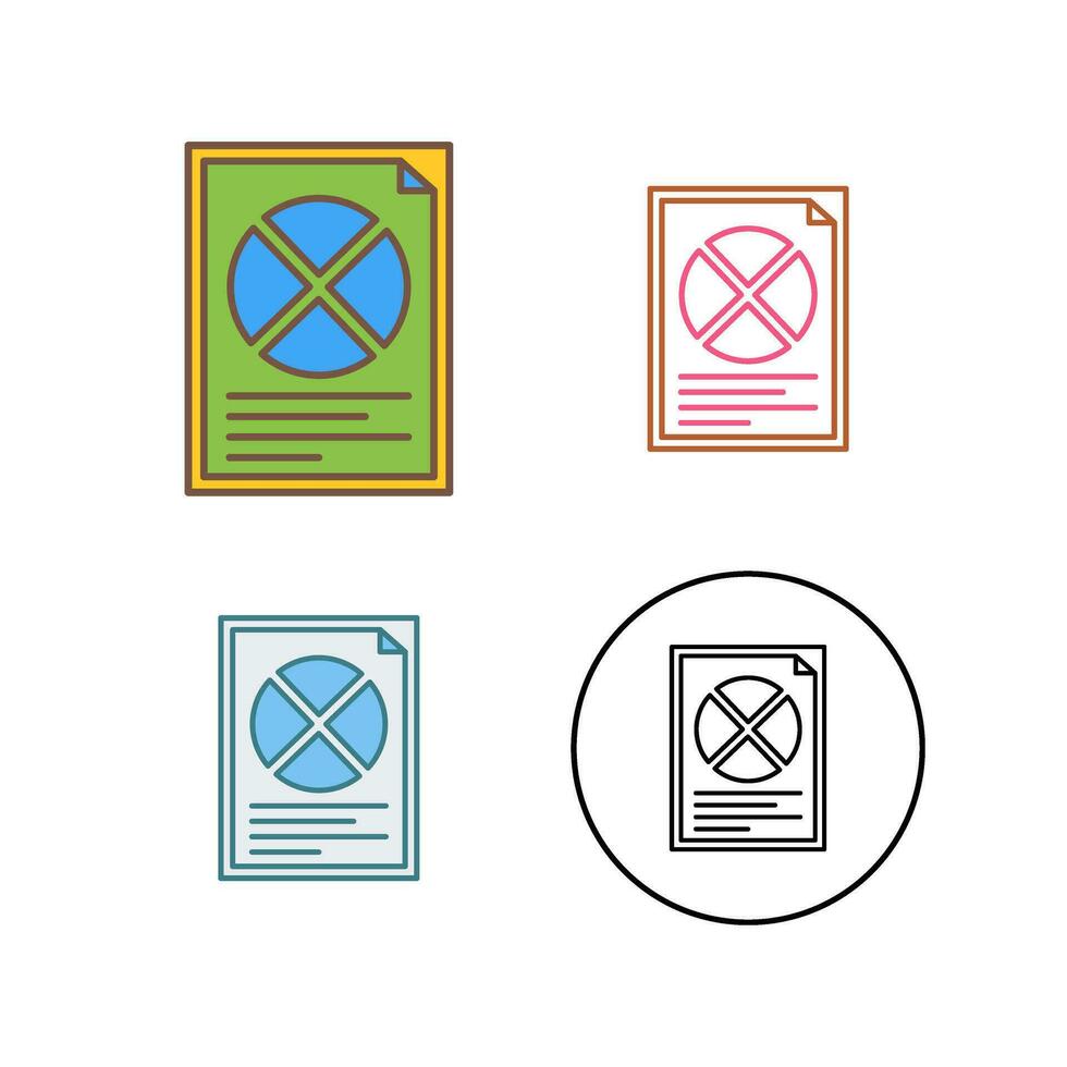 cirkeldiagram vector pictogram