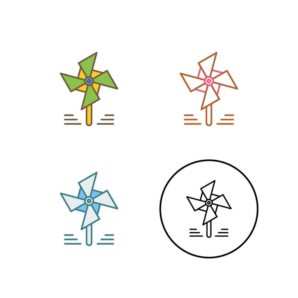 pinwheel vector icoon