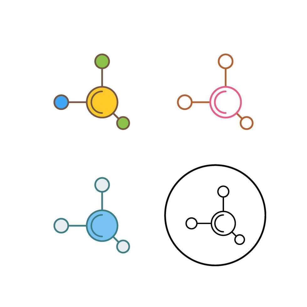 molecuul vector pictogram