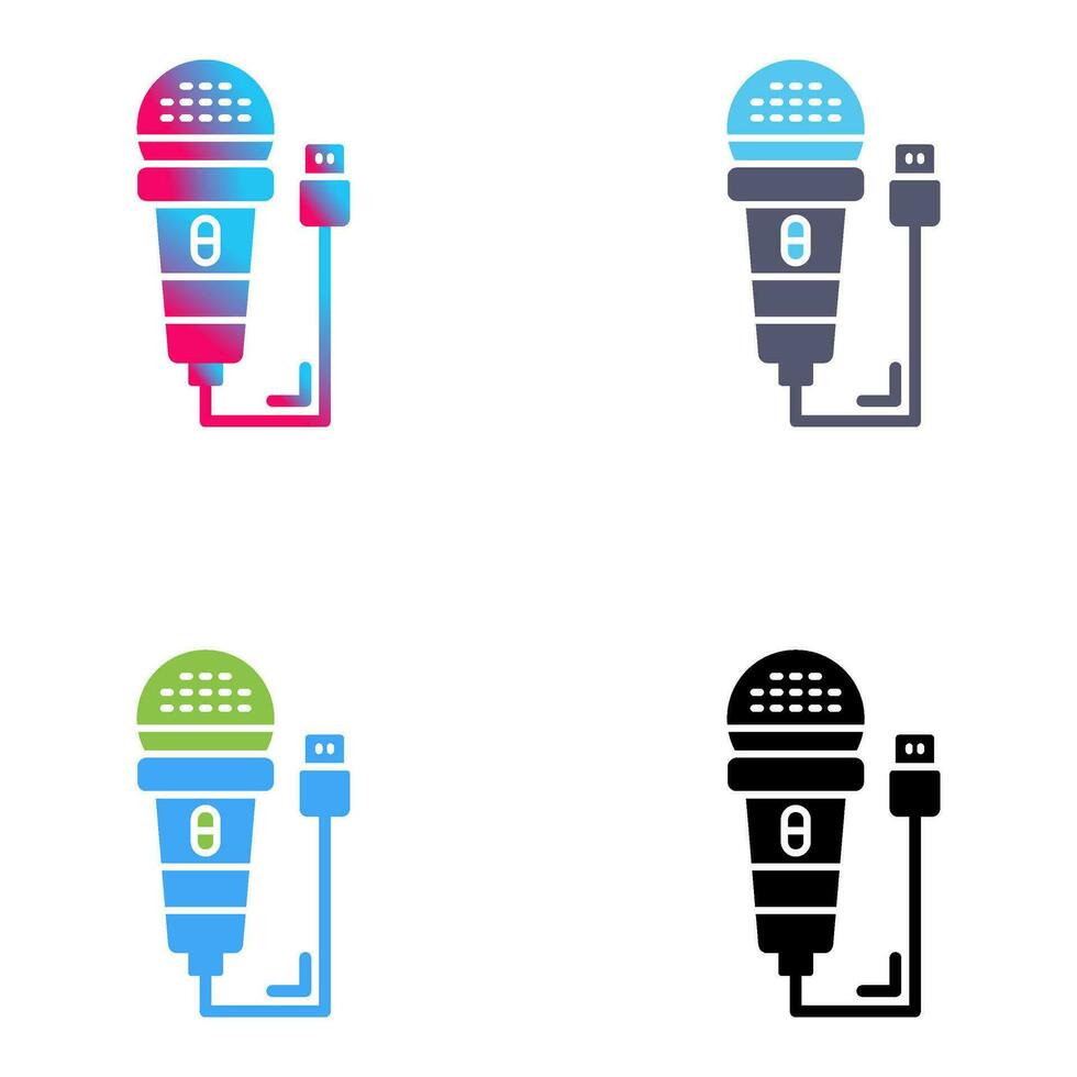 microfoon vector pictogram