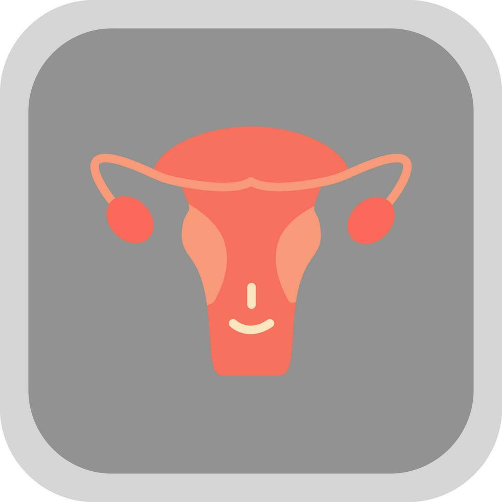 baarmoeder vector icoon ontwerp