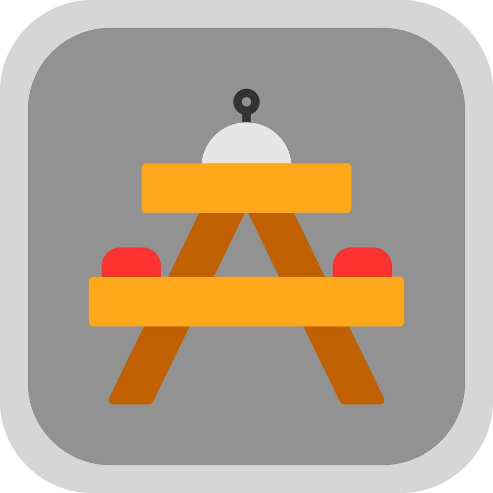picknick tafel vector icoon ontwerp