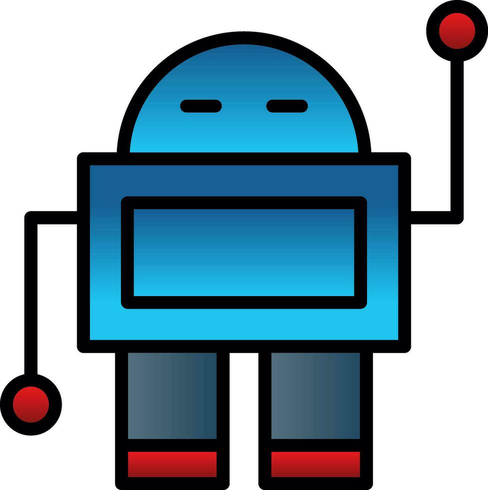 robot vector icoon ontwerp