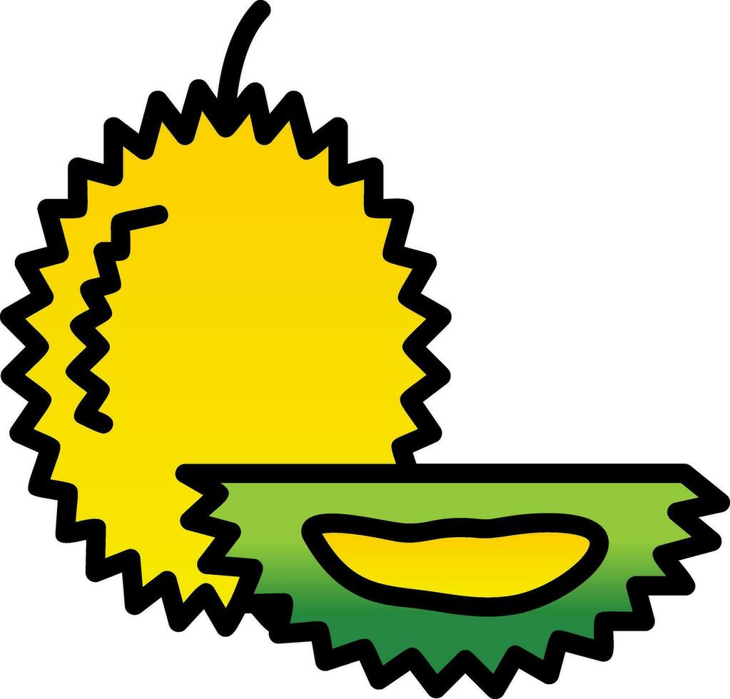 durian vector icoon ontwerp