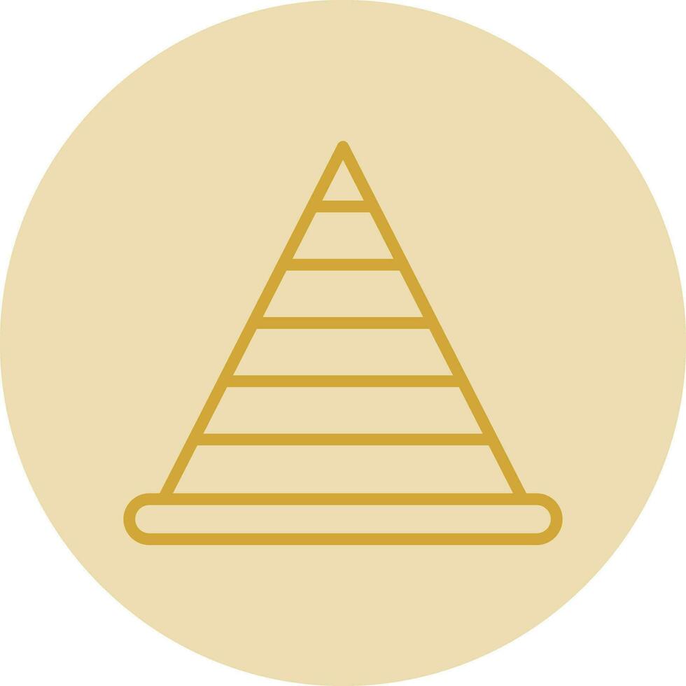 piramide vector icoon ontwerp