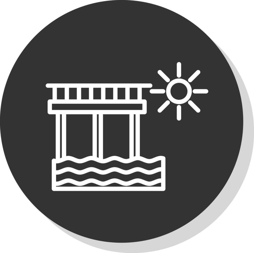 pier vector icoon ontwerp