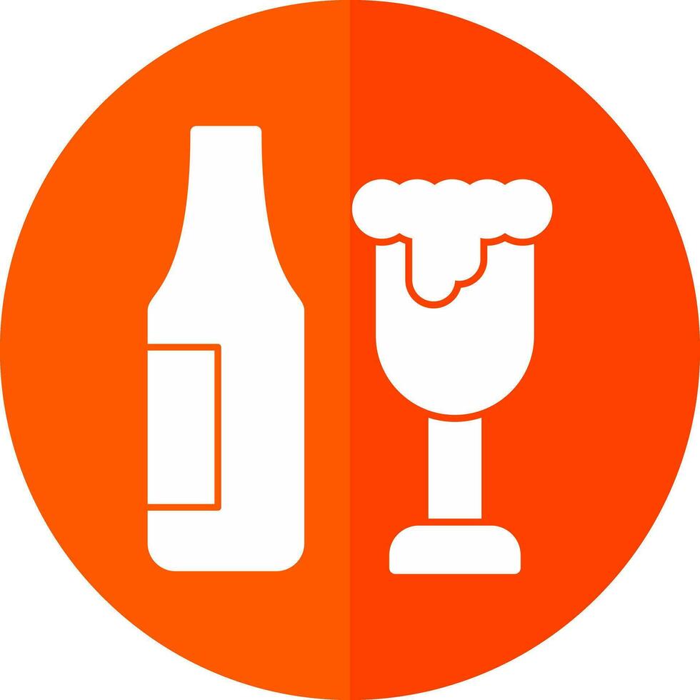 pint van bier vector icoon ontwerp