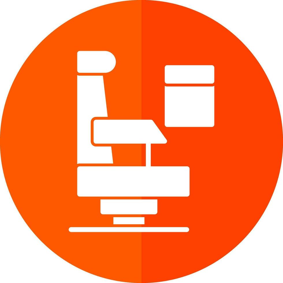 vlak stoelen vector icoon ontwerp