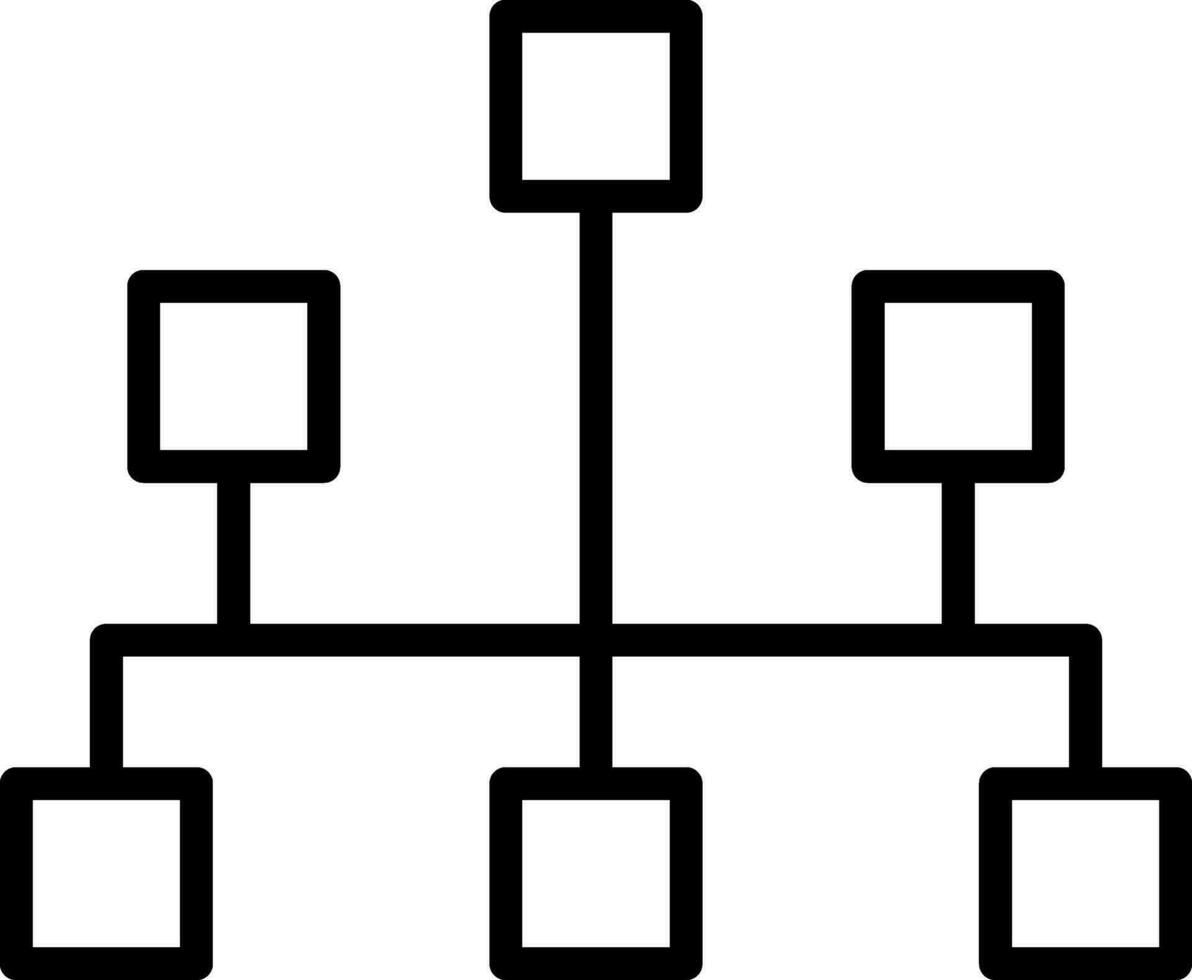 sitemap vector icoon ontwerp