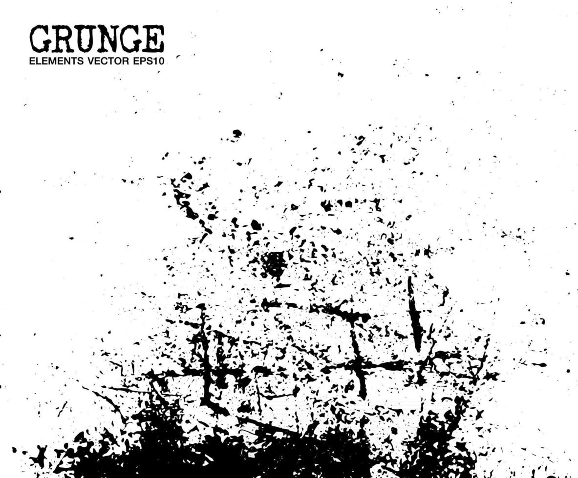 grunge kras elementen achtergrond en textuur vector