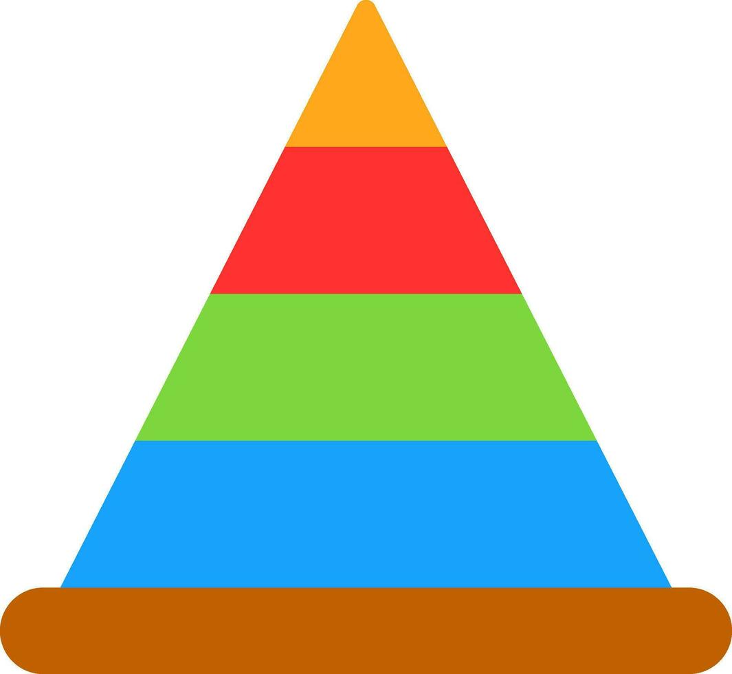 piramide vector icoon ontwerp