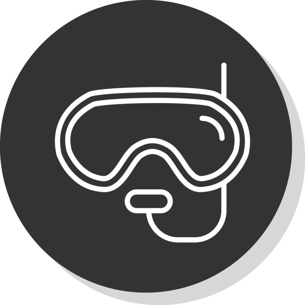 duiken masker vector icoon ontwerp