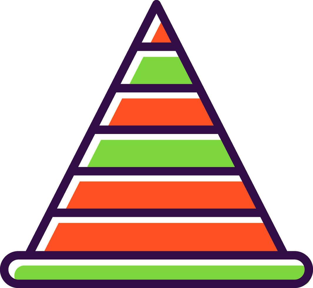 piramide vector icoon ontwerp