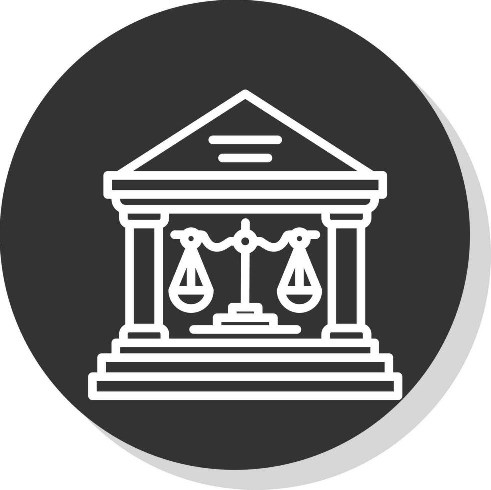 opperste rechtbank vector icoon ontwerp