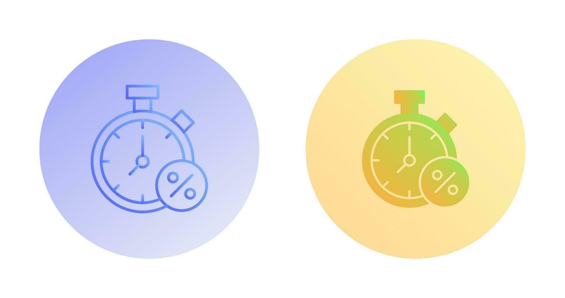 timer vector icoon