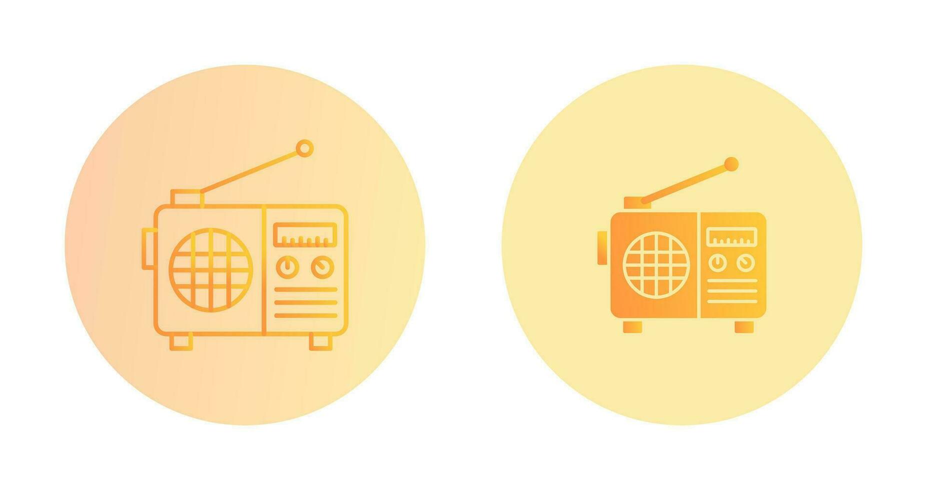 radio vector pictogram