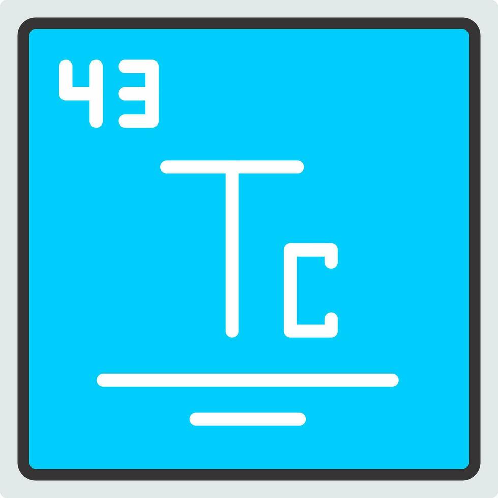 technetium vector icoon ontwerp