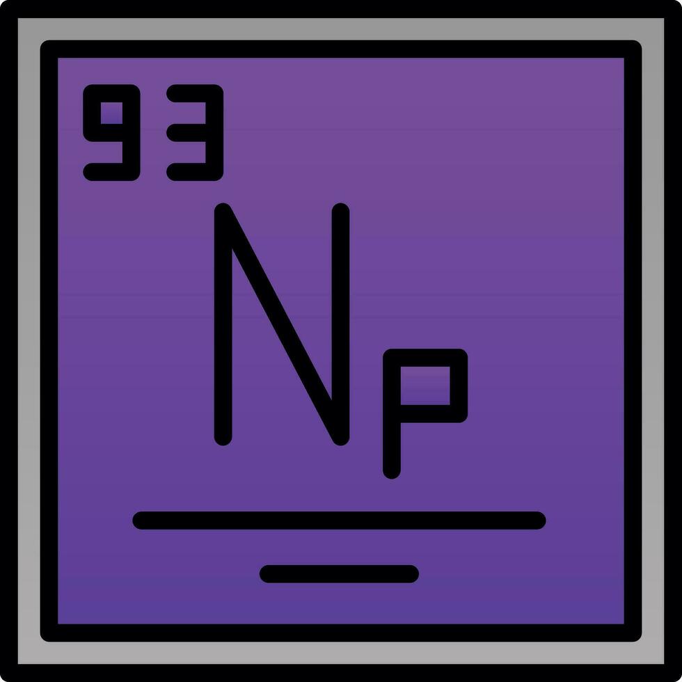 neptunium vector icoon ontwerp