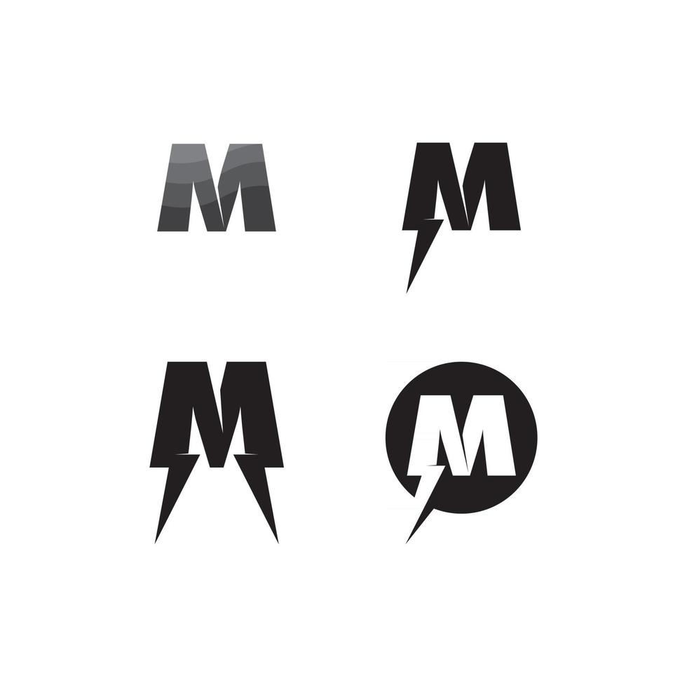 letter m vector iconen zoals logo's