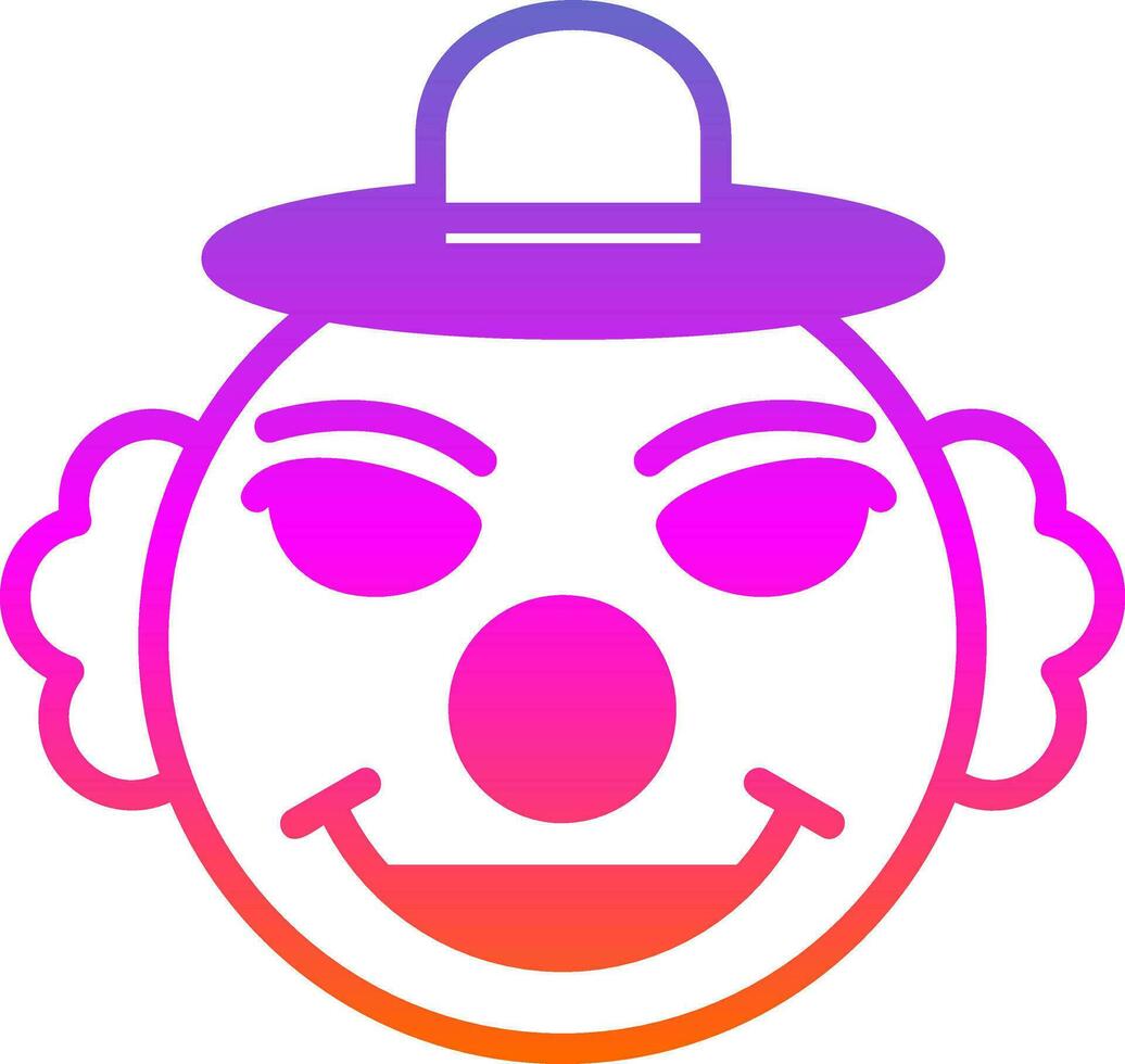 clown vector icoon ontwerp